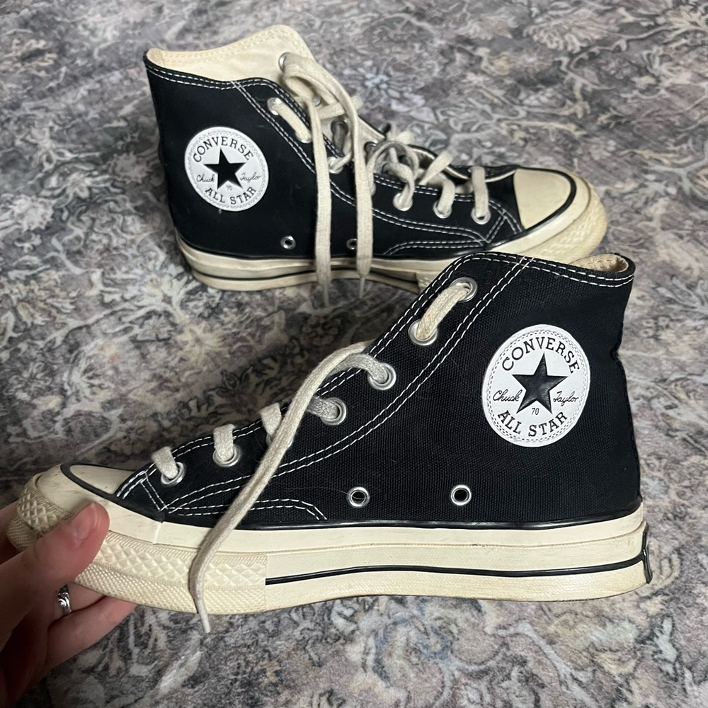 Converse Chuck 70 Vintage Hi Sneakers in Black UNISEX